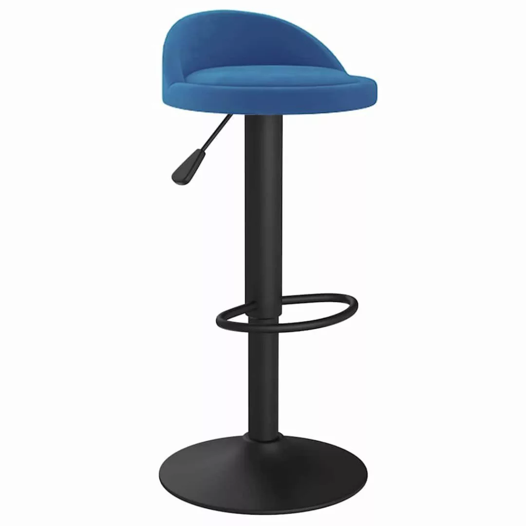 vidaXL Barhocker Barhocker Blau Samt (1 günstig online kaufen
