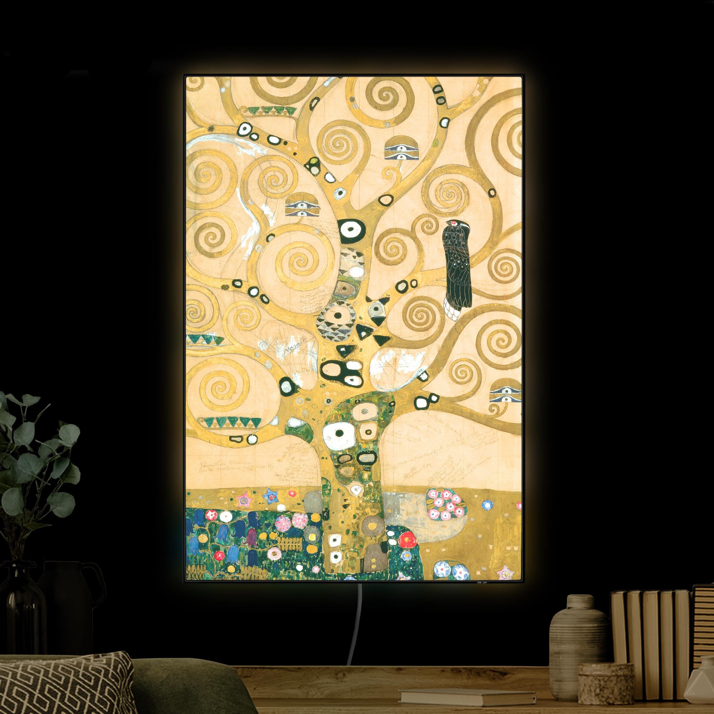 LED-Wechselbild Gustav Klimt - Der Lebensbaum günstig online kaufen