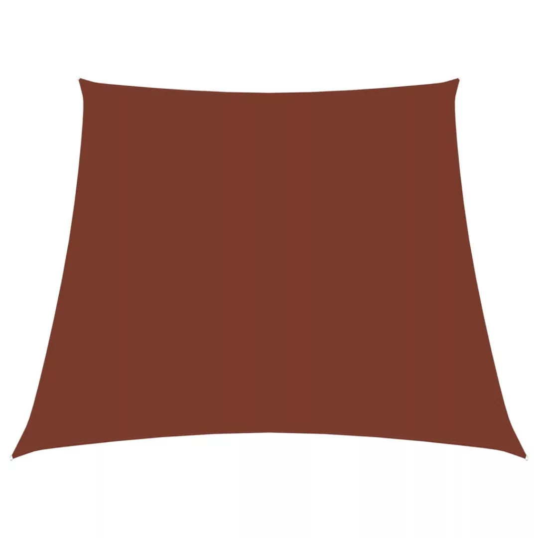 Sonnensegel Oxford-gewebe Trapezförmig 4/5x3 M Terrakottarot günstig online kaufen