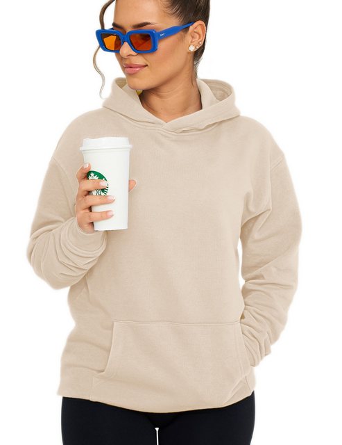 DAILY COTTON Hoodie DCPRESOV Damen Basic Oversized Kapuzensweatshirt Raglan günstig online kaufen