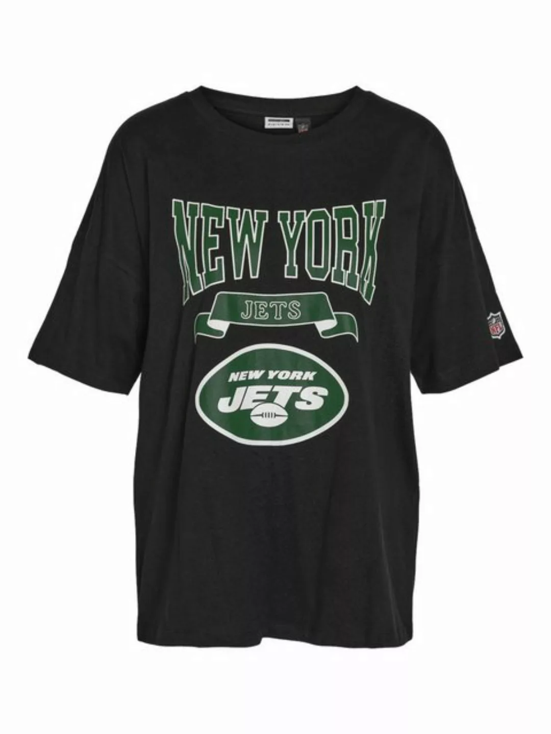 Noisy may T-Shirt T-Shirt mit NY JETS Print Lockerer Schnitt Kurzarm 7784 i günstig online kaufen