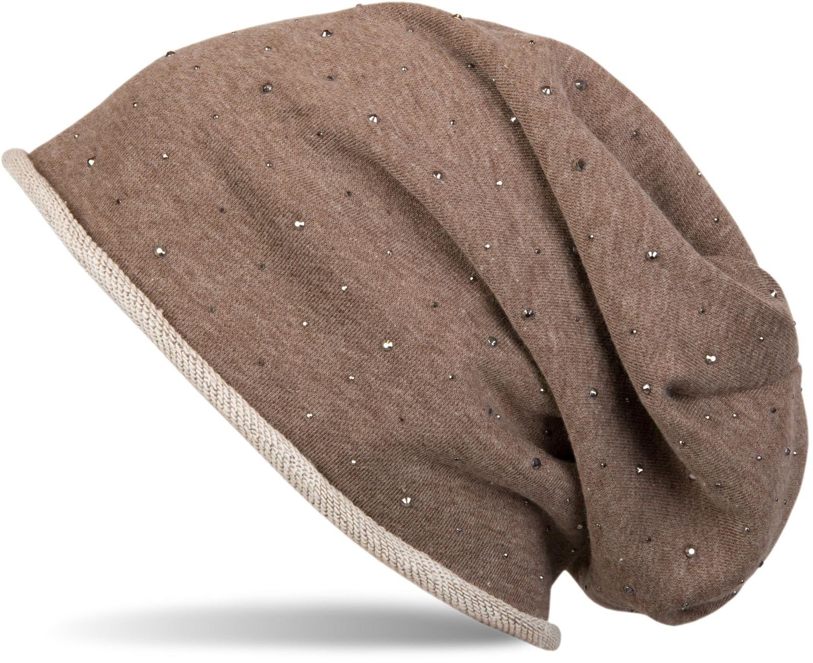 styleBREAKER Beanie Beanie mit Strass Nieten günstig online kaufen