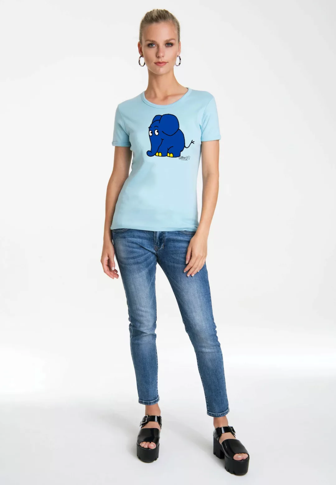 LOGOSHIRT T-Shirt "Sendung mit der Maus - Elefant", mit coolem Print günstig online kaufen