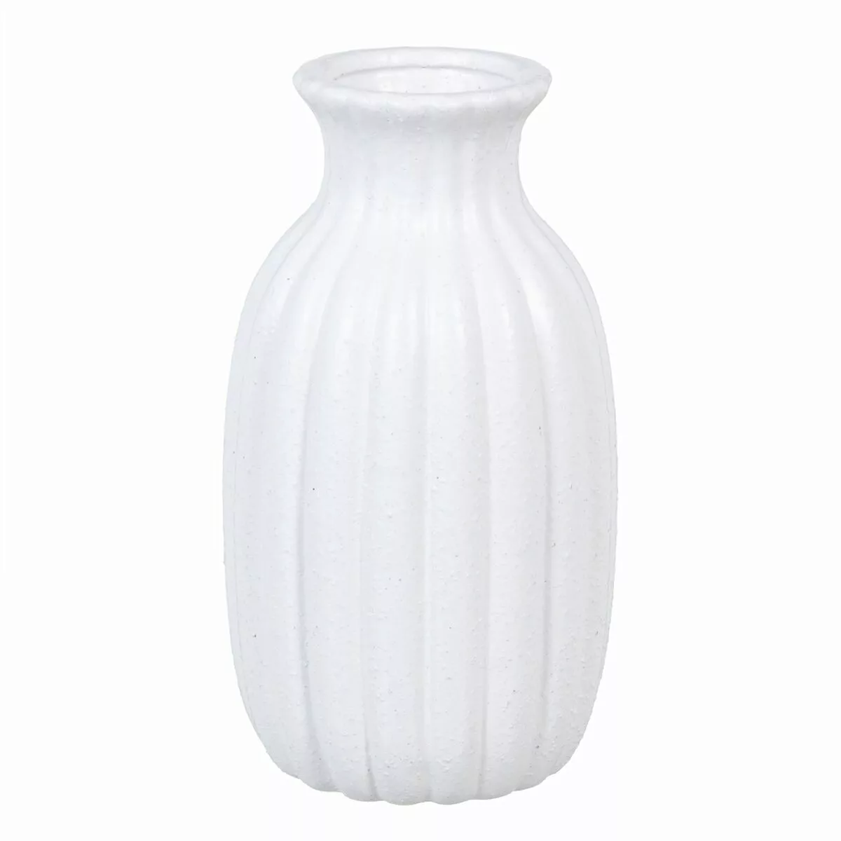 Vase 14,5 X 14,5 X 27,5 Cm Aus Keramik Weiß günstig online kaufen