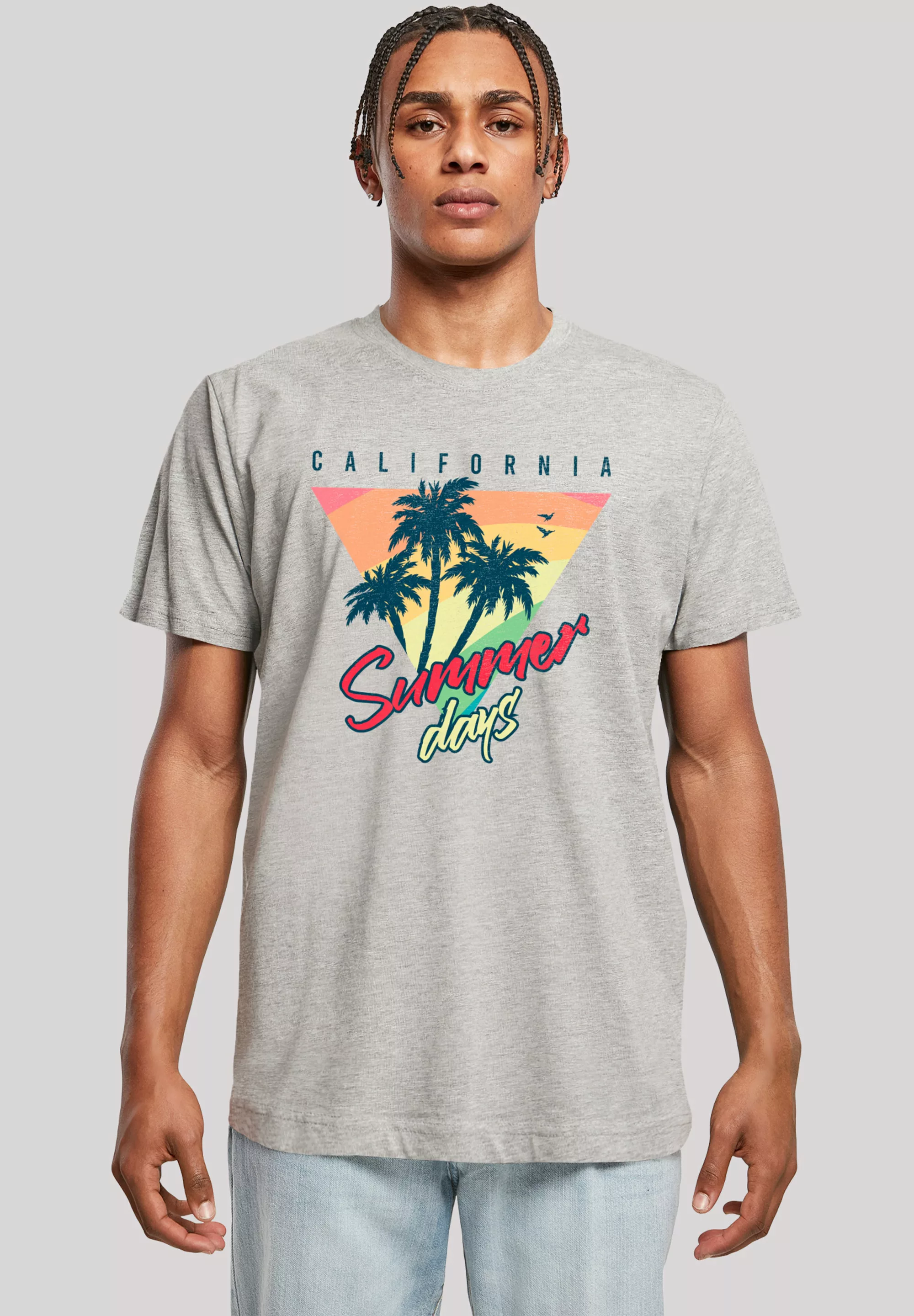 F4NT4STIC T-Shirt "California Palmen Retro", Premium Qualität günstig online kaufen