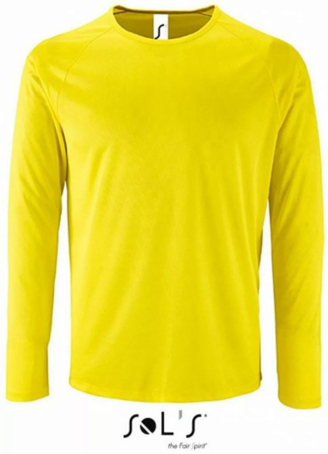 SOLS Langarmshirt Herren Long-Sleeve Sports T-Shirt Sporty günstig online kaufen