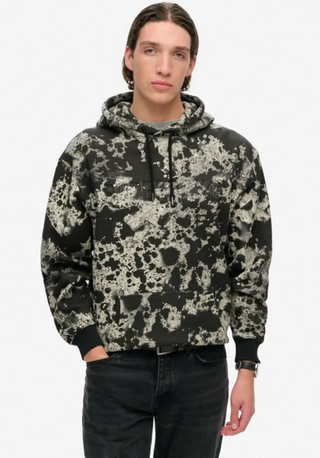 Superdry Kapuzensweatshirt UTILITY CAMO LOGO LOOSE HOOD günstig online kaufen