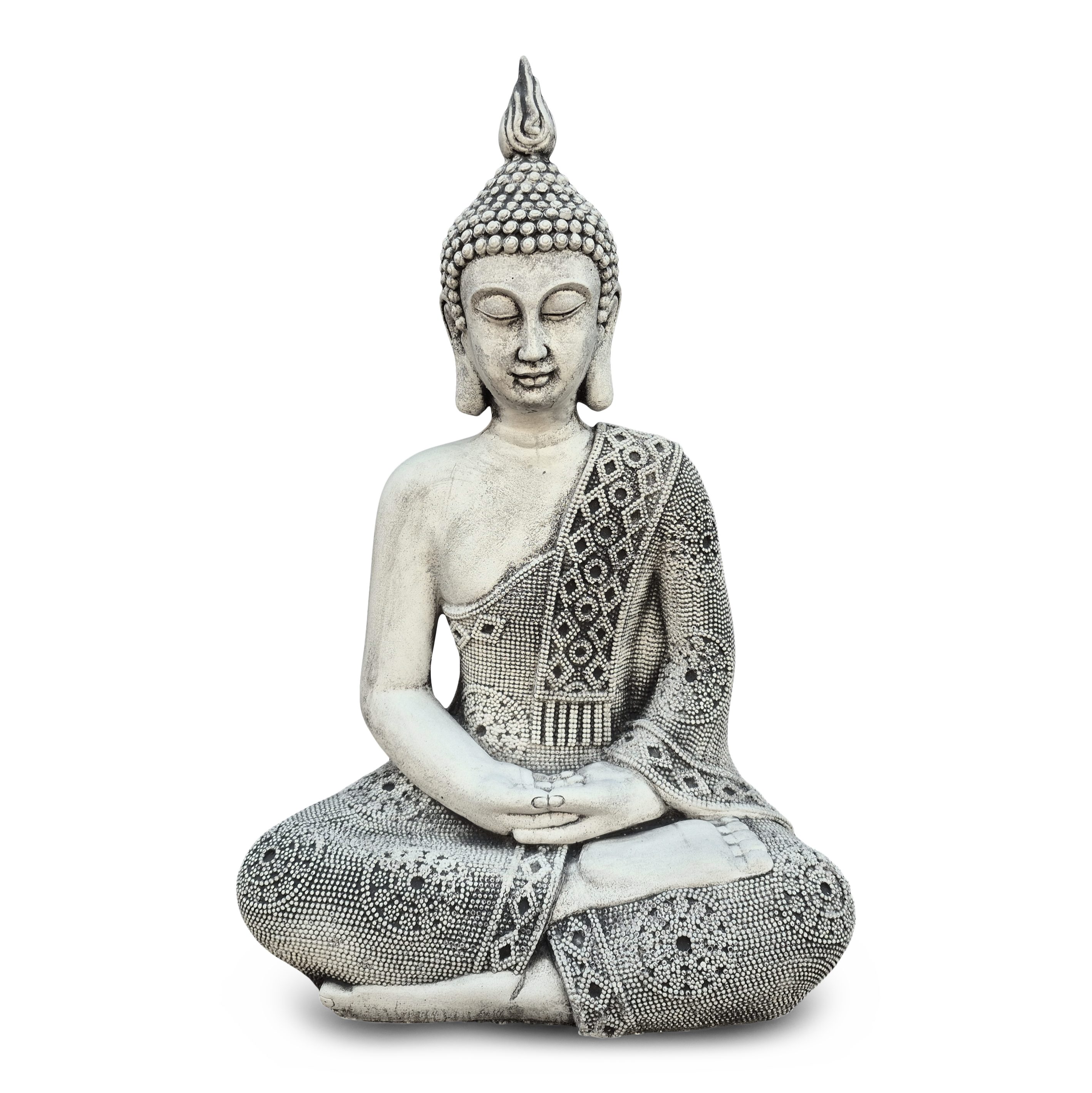 gartendekoparadies.de Gartenfigur Thailändische Buddha Statue, Steinguss, günstig online kaufen