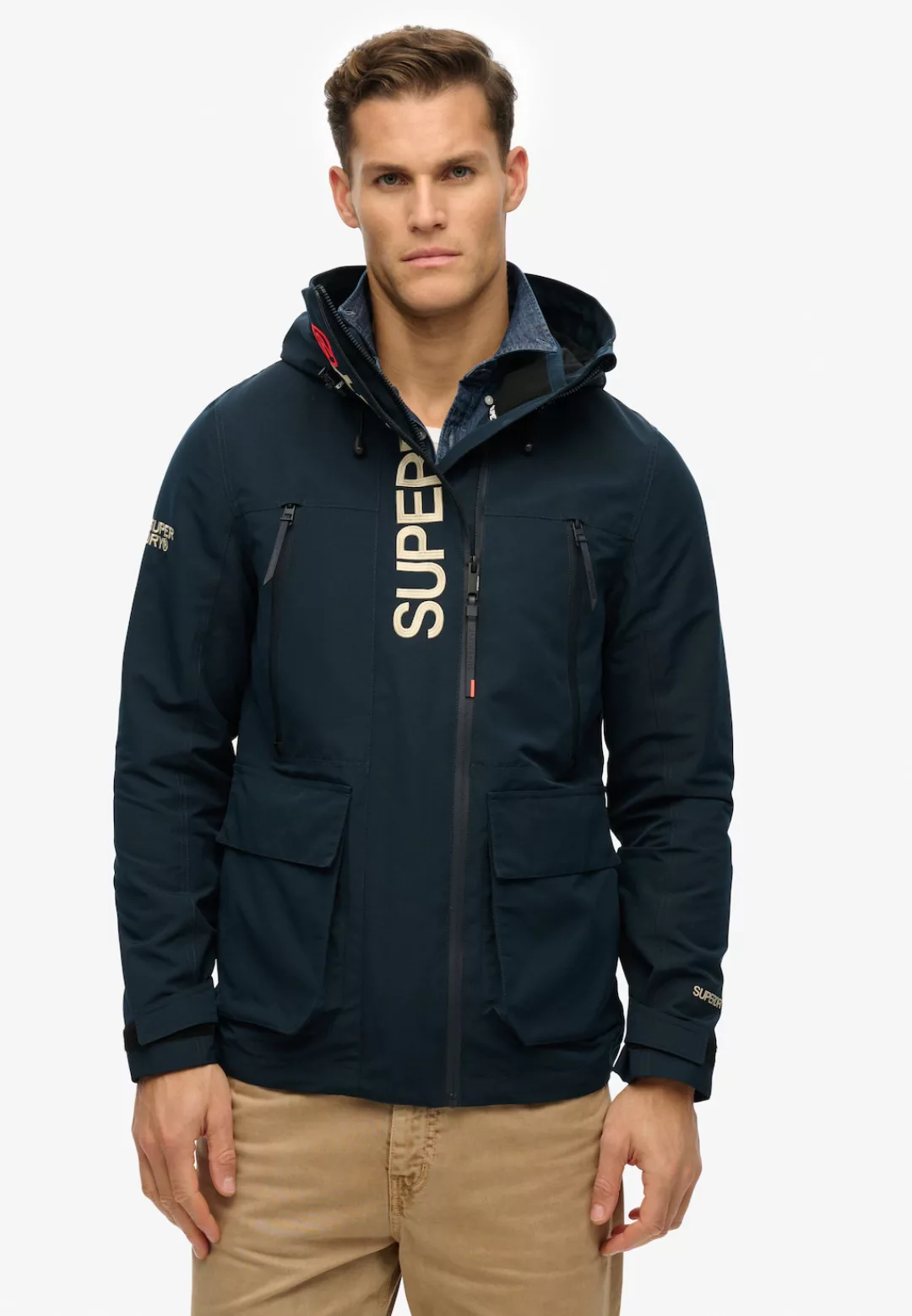 Superdry Outdoorjacke "HOOD ULTIMATE EMB WINDBREAKER", mit Kapuze günstig online kaufen