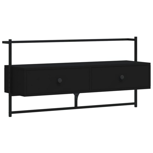 vidaXL TV-Schrank TV-Wandschrank Schwarz 100,5x30x51 cm Spanplatte TV-Lowbo günstig online kaufen