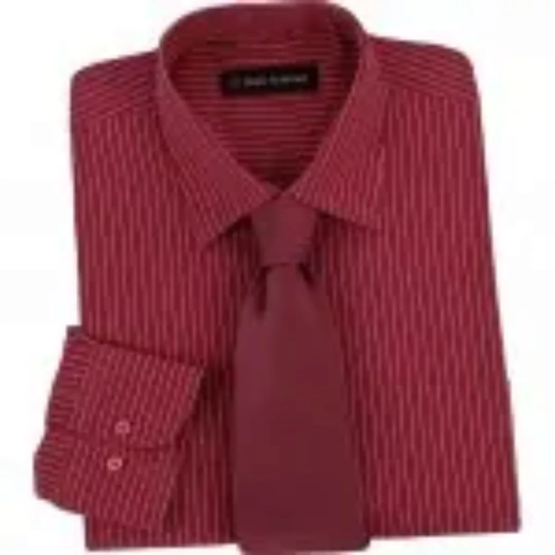 Hemd mit Krawatte,bordeaux,XL günstig online kaufen