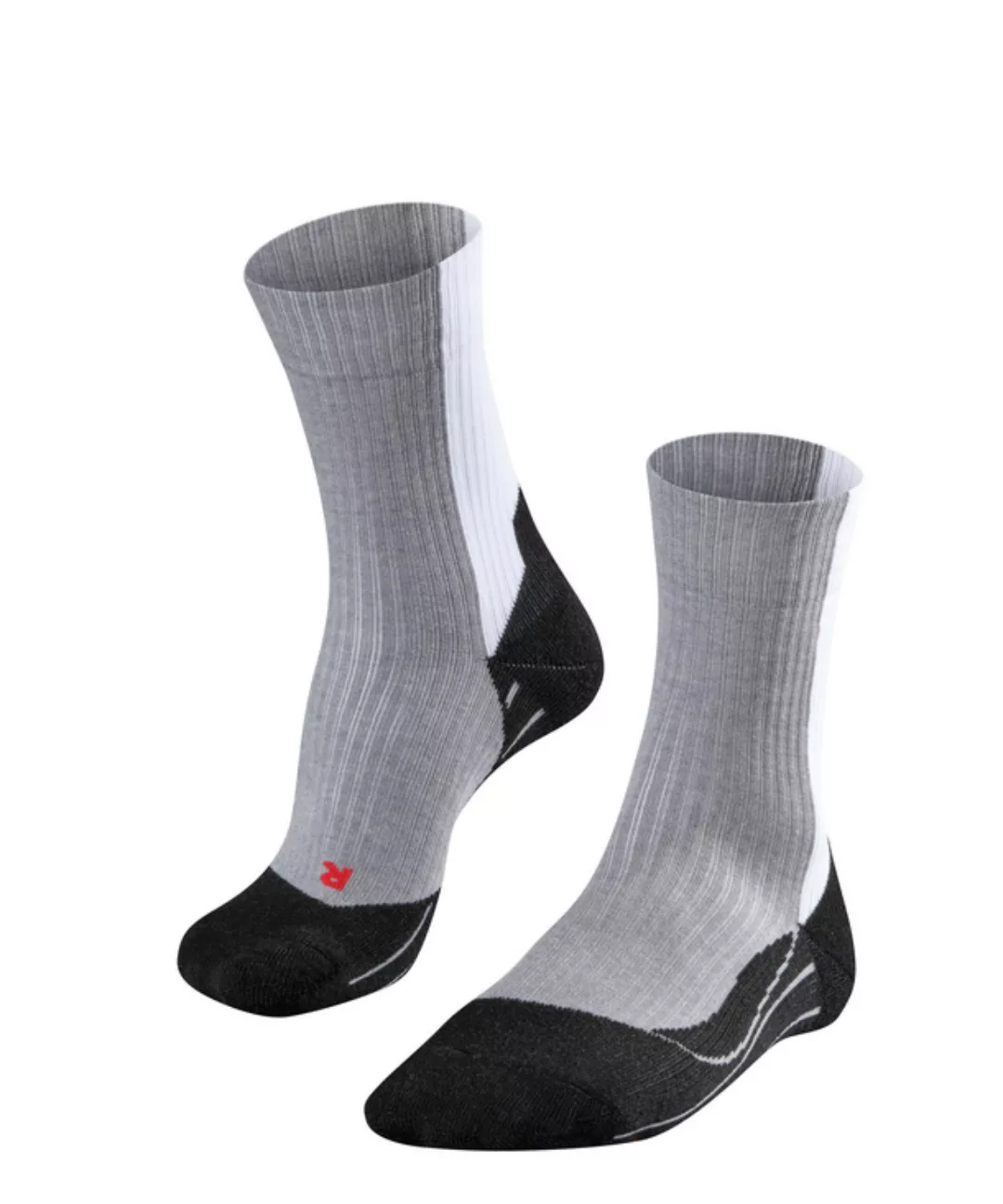 FALKE TE2 Thread Herren Tennis Socken, 46-48, Grau, AnderesMuster, Baumwoll günstig online kaufen