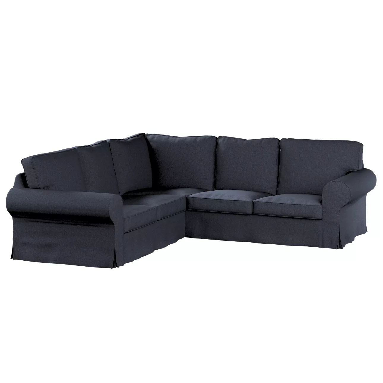 Bezug für Ektorp Ecksofa, dunkelblau, Sofahusse für Ektorp Ecksofa, Madrid günstig online kaufen