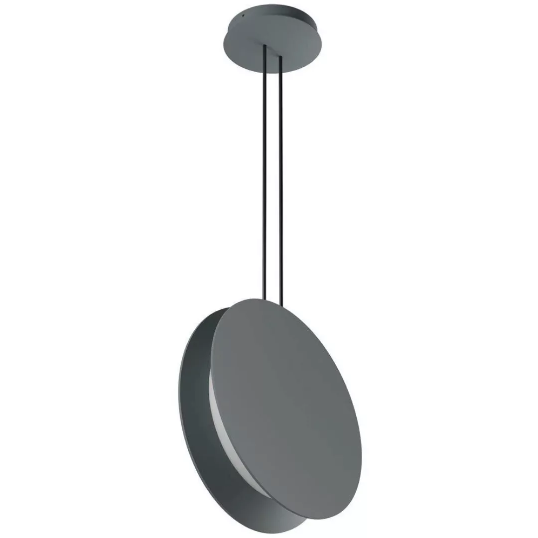 LED Pendelleuchte Yo-Yo in Grau 16W 1844lm 2700K günstig online kaufen