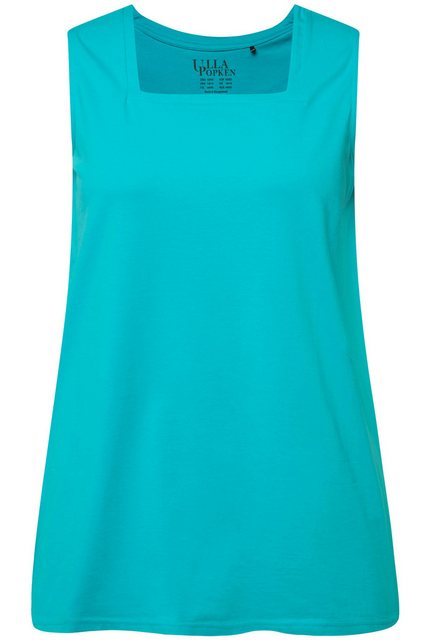 Ulla Popken Longshirt Longtop Classic Fit Carree-Ausschnitt ärmellos günstig online kaufen