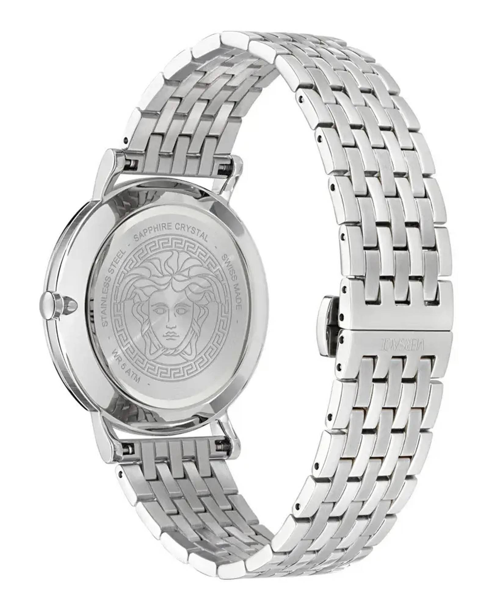 Versace Schweizer Uhr Greca Slim, Mit günstig online kaufen