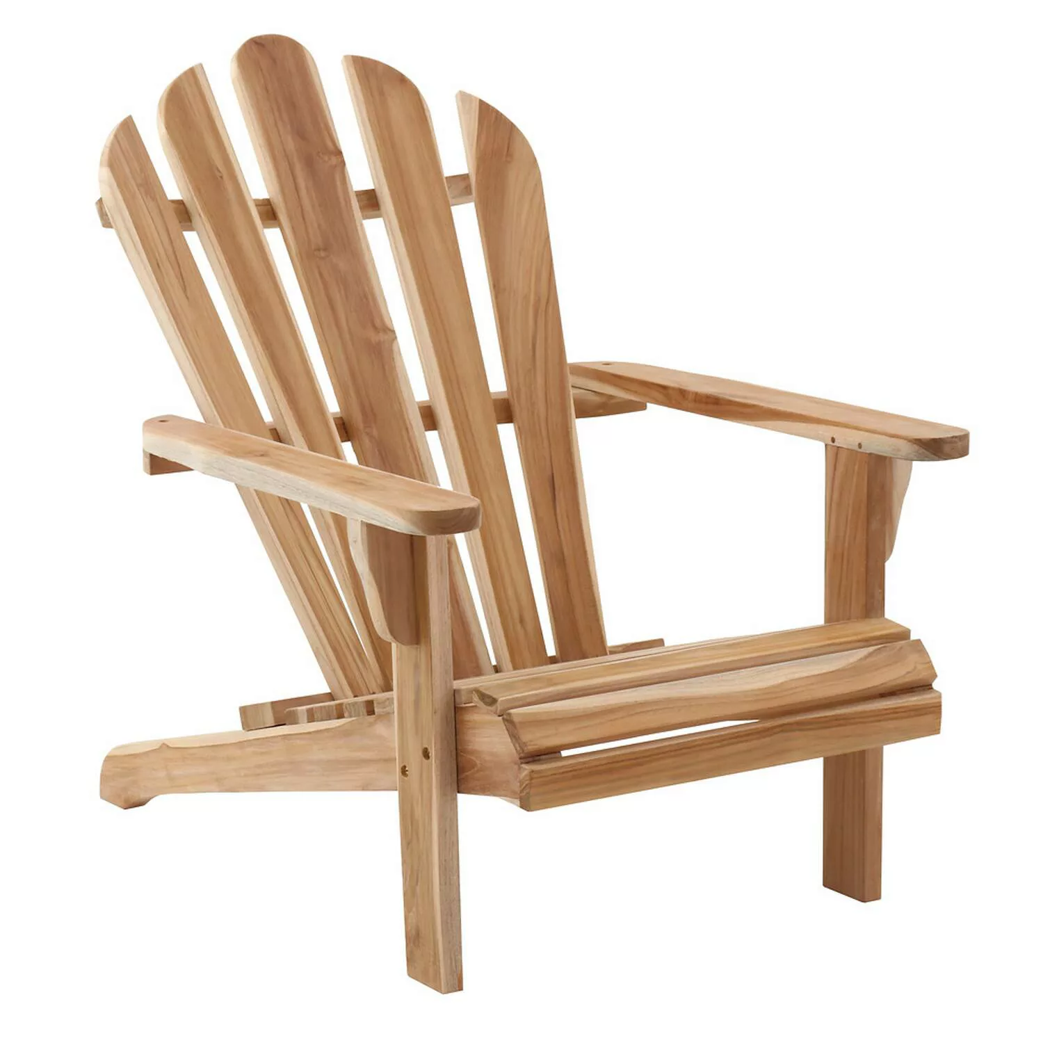 Gartenmöbel Adirondack Sessel VERONA-18 aus Teakholz, B/H/T: ca. 57/104/73 günstig online kaufen