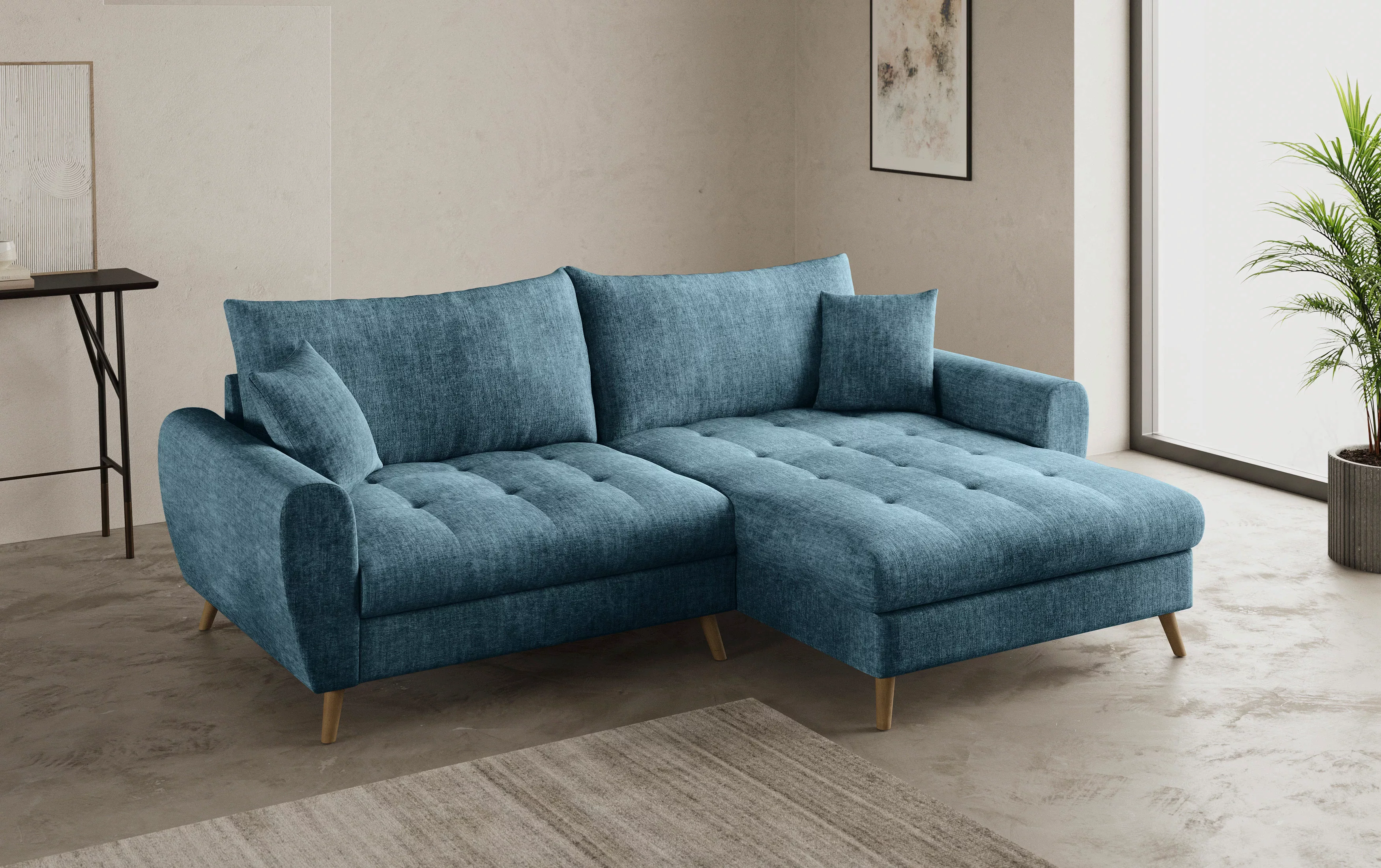 Mr. Couch Ecksofa "Blackburn II, L-Form", Mit Kaltschaumpolsterung bis 140 günstig online kaufen