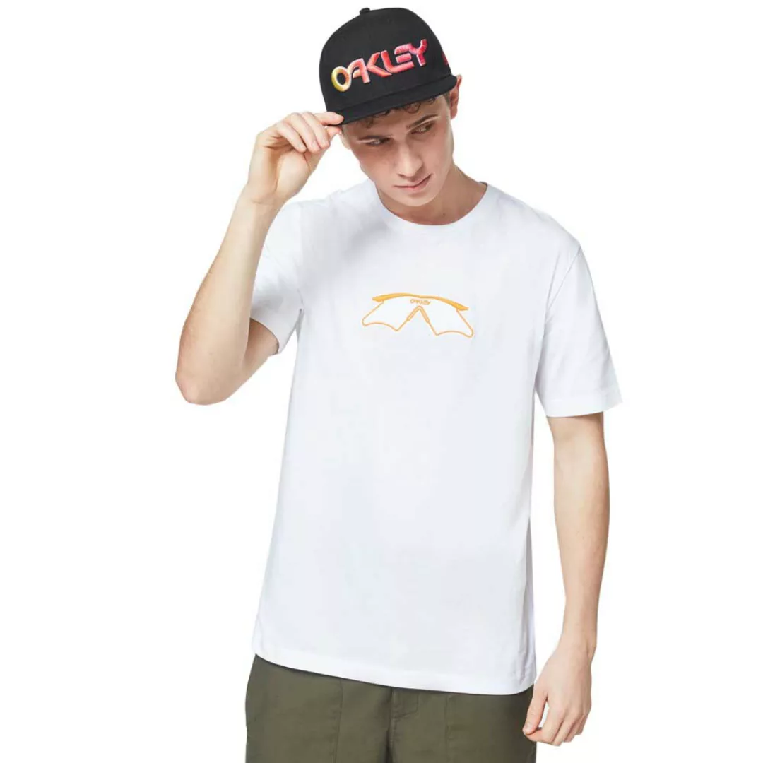 Oakley Apparel Mumbo Kurzärmeliges T-shirt L White günstig online kaufen