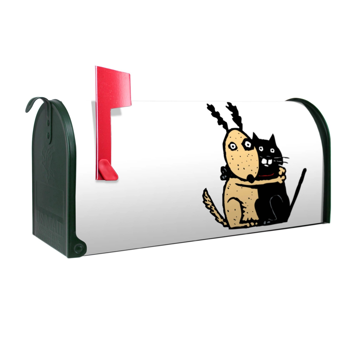 Banjado Amerikanischer Briefkasten Grün 48x22x16cm US Mailbox Letterbox Pos günstig online kaufen