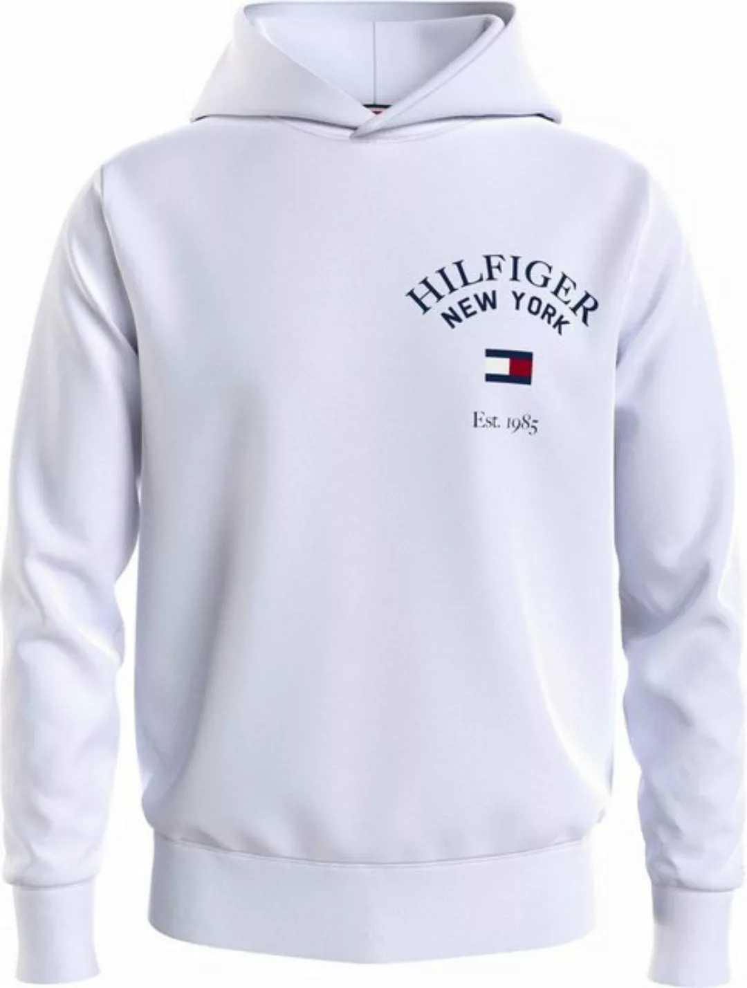 Tommy Hilfiger Hoodie ARCHED VARSITY HOODY mit großem Hilfiger Print auf de günstig online kaufen