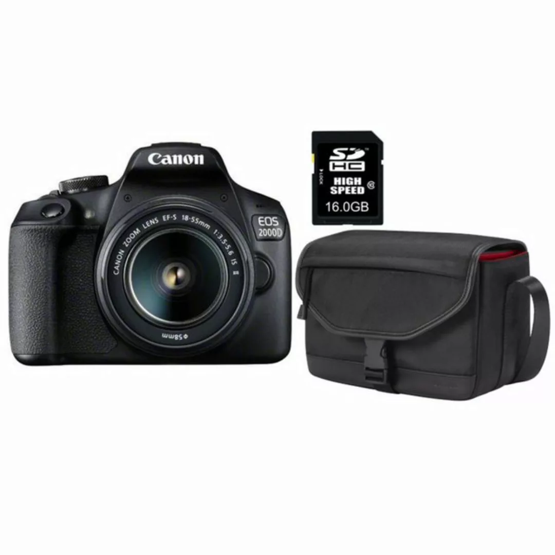 Canon EOS 2000D EF-S 18-55 IS II Value Up Kit Spiegelreflexkamera (EF-S 18- günstig online kaufen