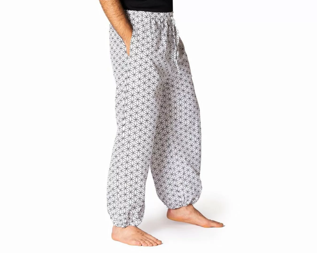 PANASIAM Stoffhose Muckhose Geometrix aus leicht grob gewebter Baumwolle be günstig online kaufen