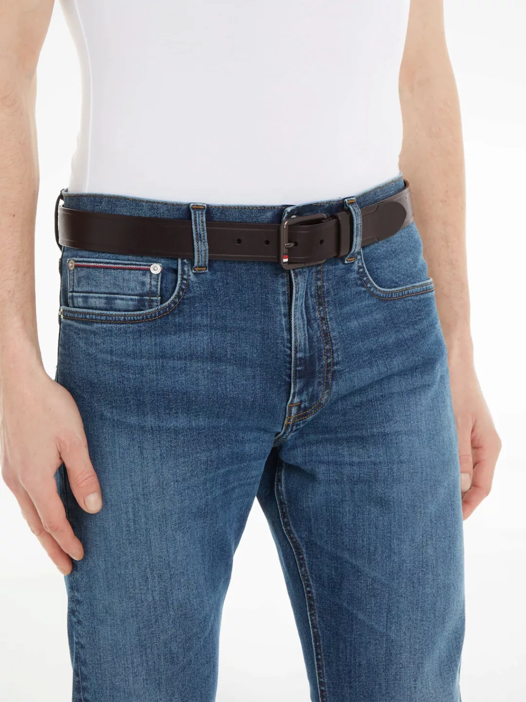 Tommy Hilfiger Ledergürtel "CASUAL 3.5" günstig online kaufen