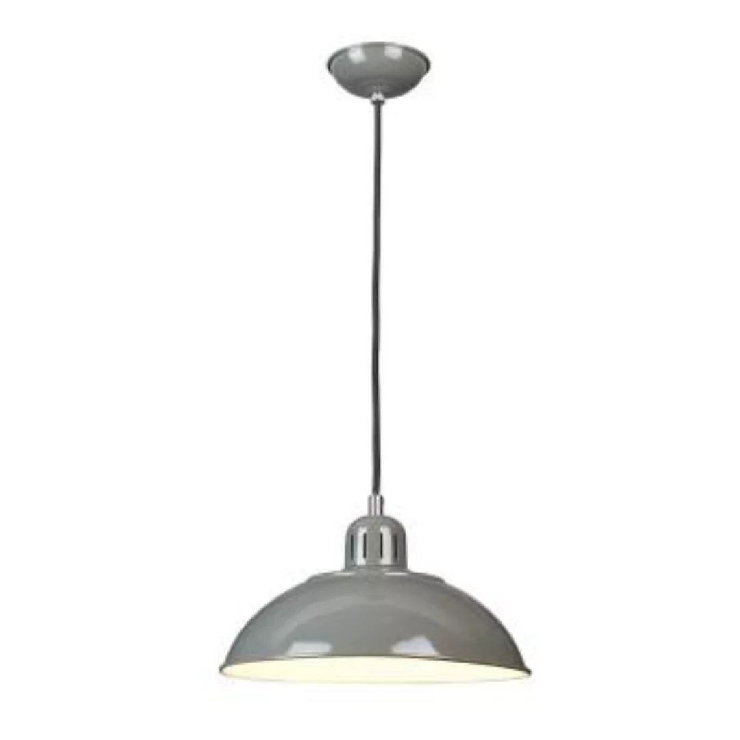 Hängelampe SECRETER Grau Ø30cm Bauhaus Lampe günstig online kaufen