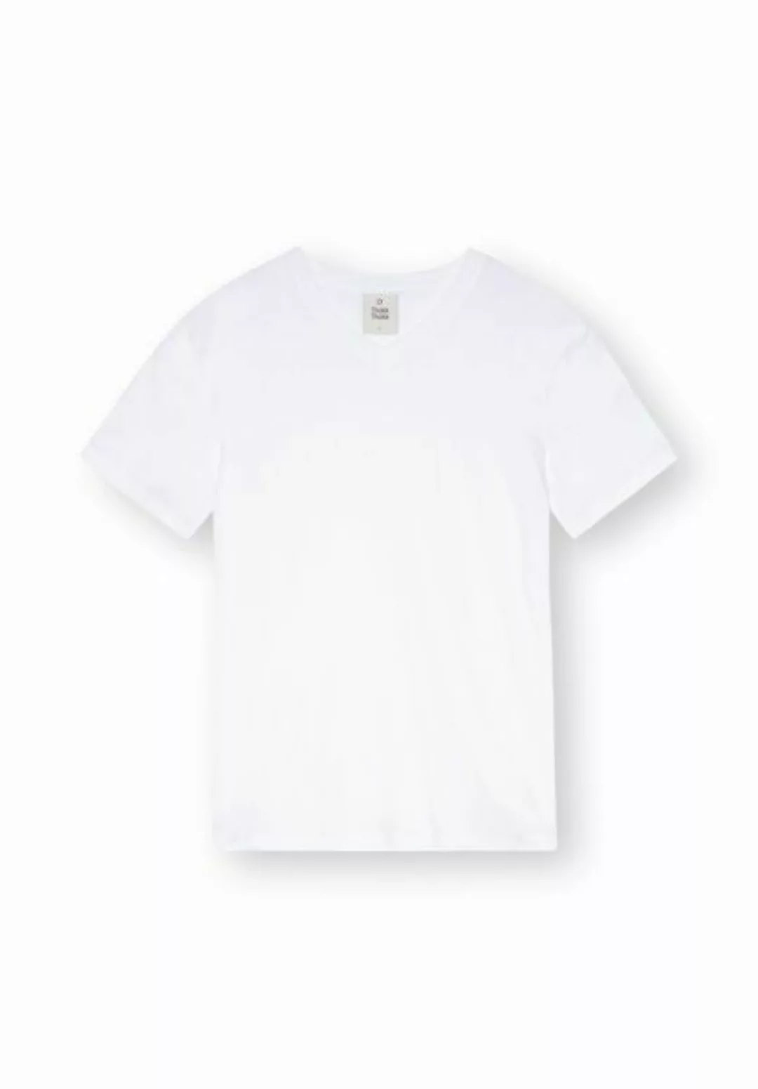 Herren V-neck T-shirt Aus Biobaumwolle günstig online kaufen