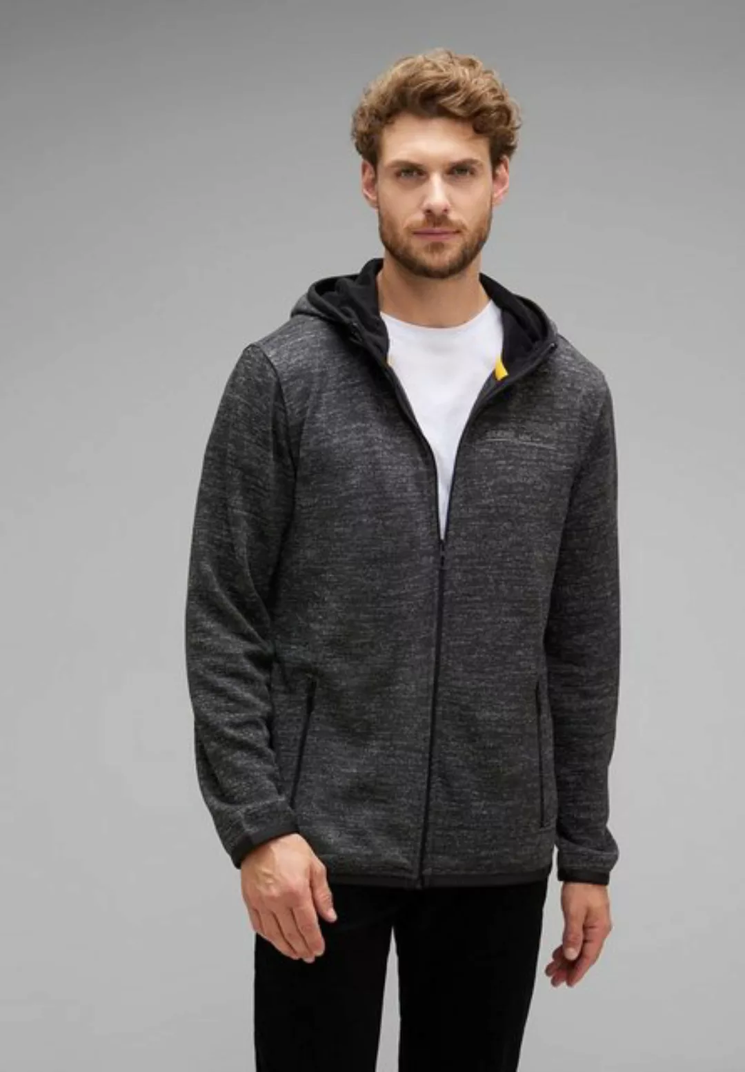 STREET ONE MEN Sweatjacke mit Zipper günstig online kaufen