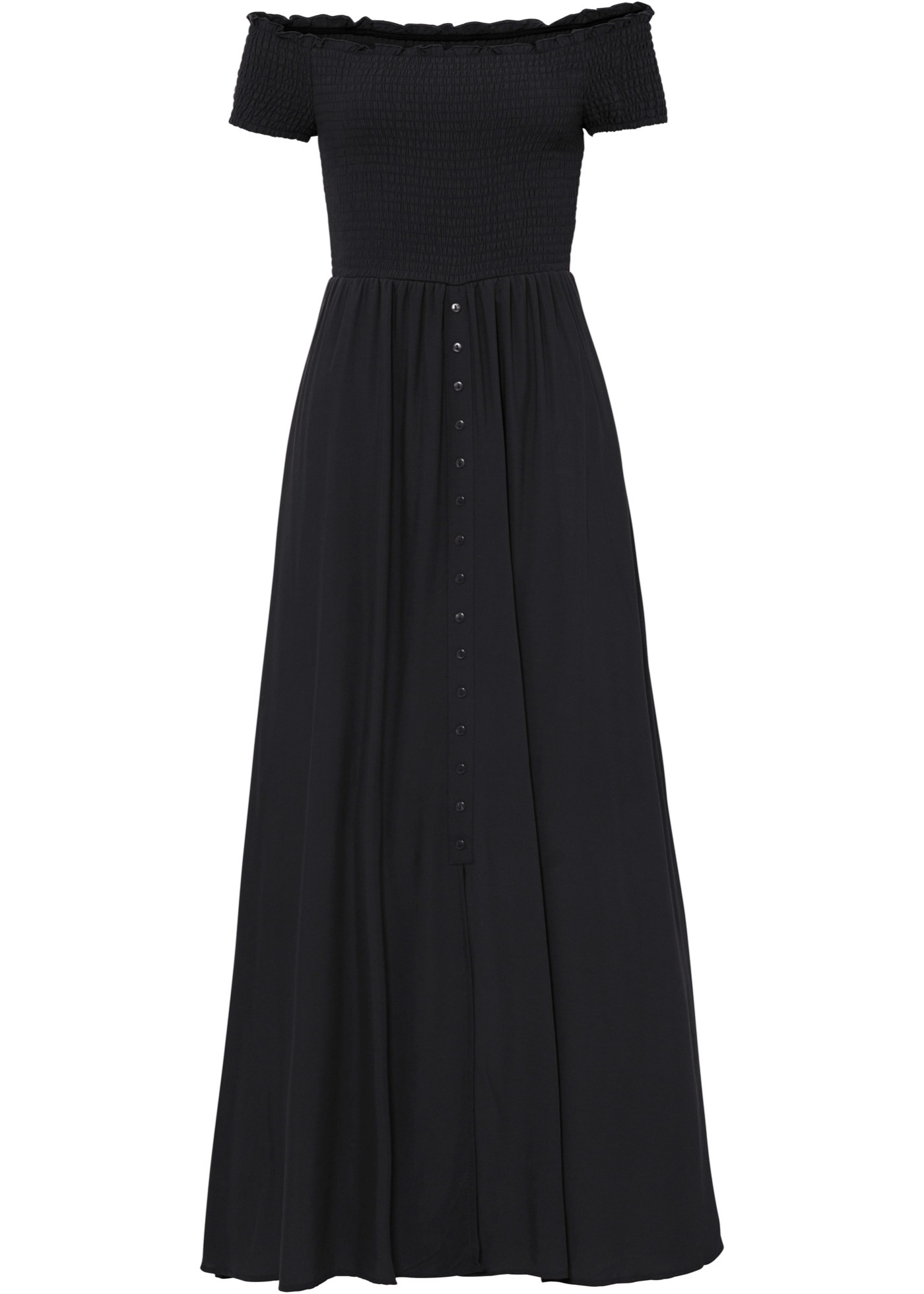 Kleid mit Smock-Detail günstig online kaufen