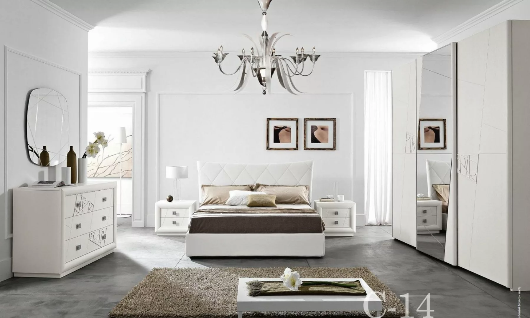 JVmoebel Bett Bett Bettkasten Doppelbetten Bettgestell Betten Doppel Holz H günstig online kaufen