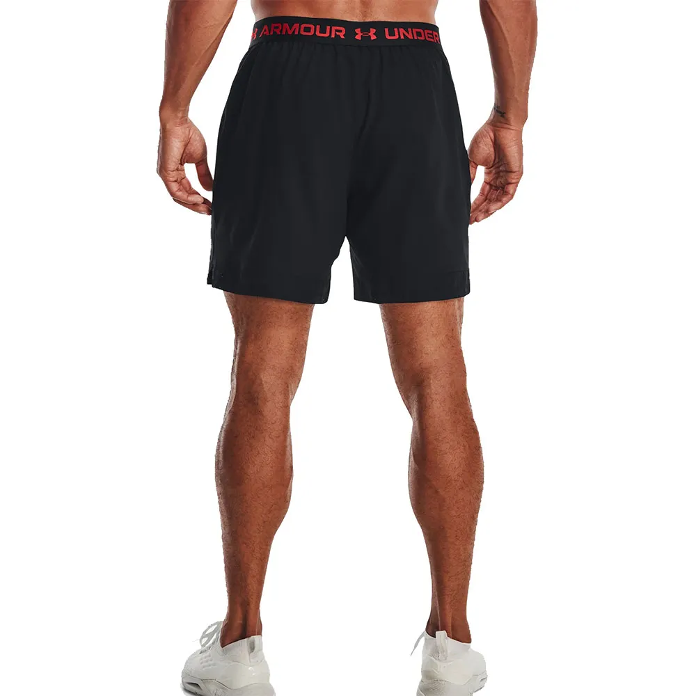 Under Armour Vanish Woven 6in Shorts Black Radio Red günstig online kaufen