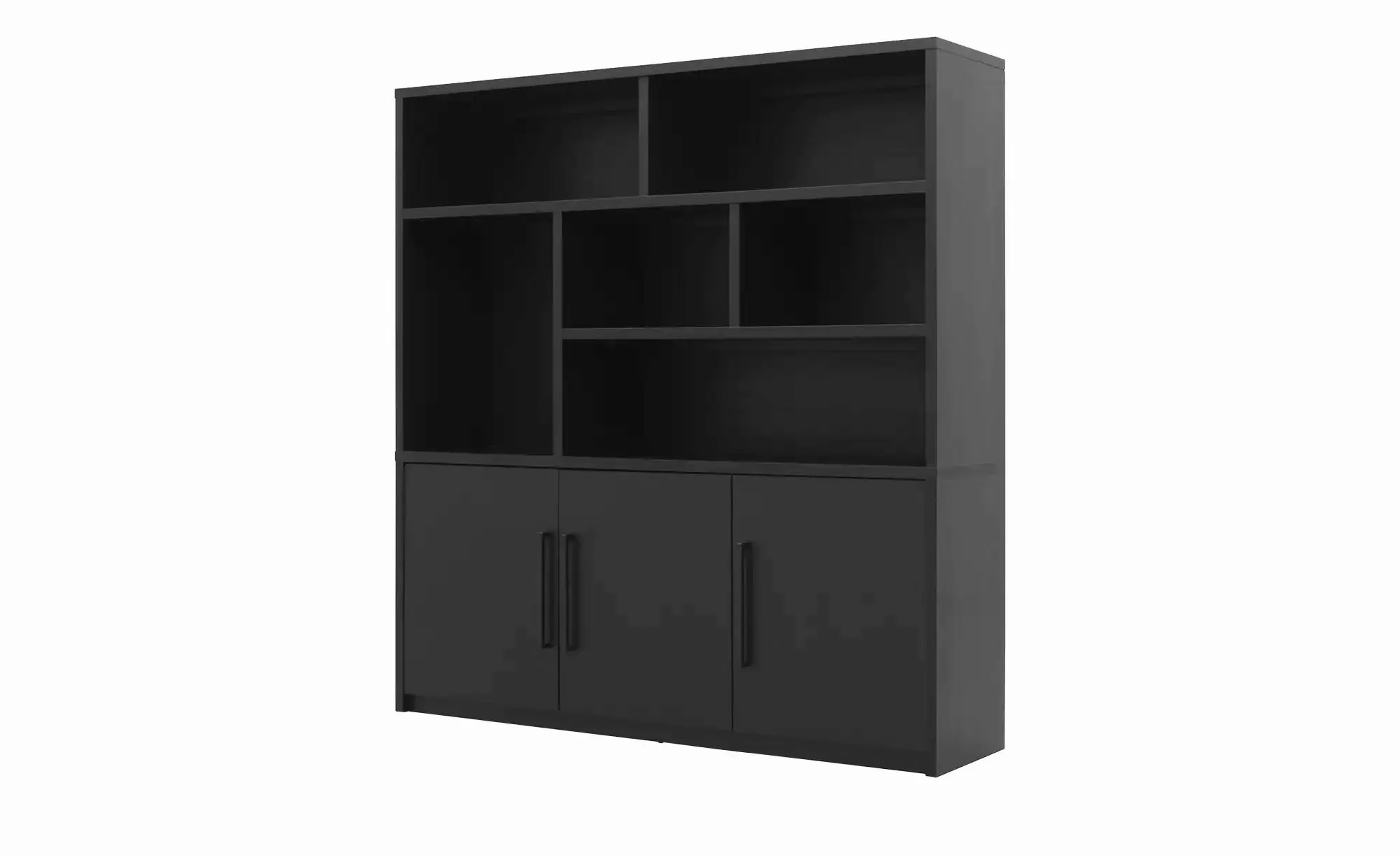 uno Highboard  Broadway ¦ schwarz ¦ Maße (cm): B: 180 H: 187 T: 45.0 Regale günstig online kaufen