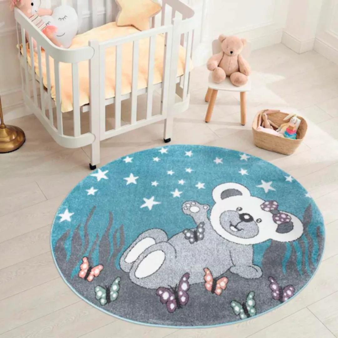 Carpet City Kinderteppich »ANIME916«, rund, Kinderzimmer Teppich Modern mit günstig online kaufen