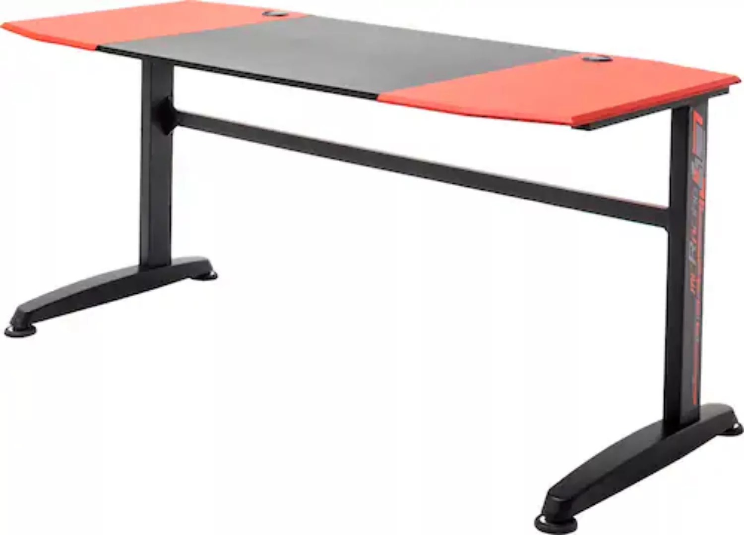 MCA furniture Gamingtisch »mcRacing«, Game Desk mcRacing, Schwarz-Rot-Schwa günstig online kaufen