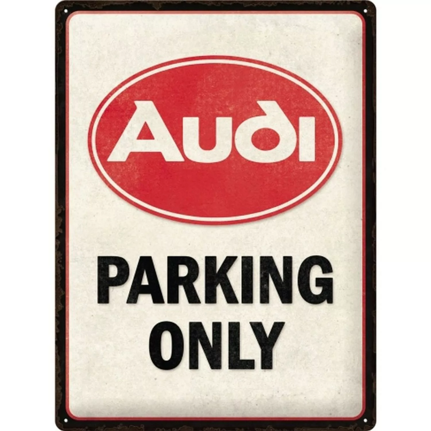 Nostalgic-Art Blechschild 30 x 40 cm - Audi - Audi Parking Only günstig online kaufen