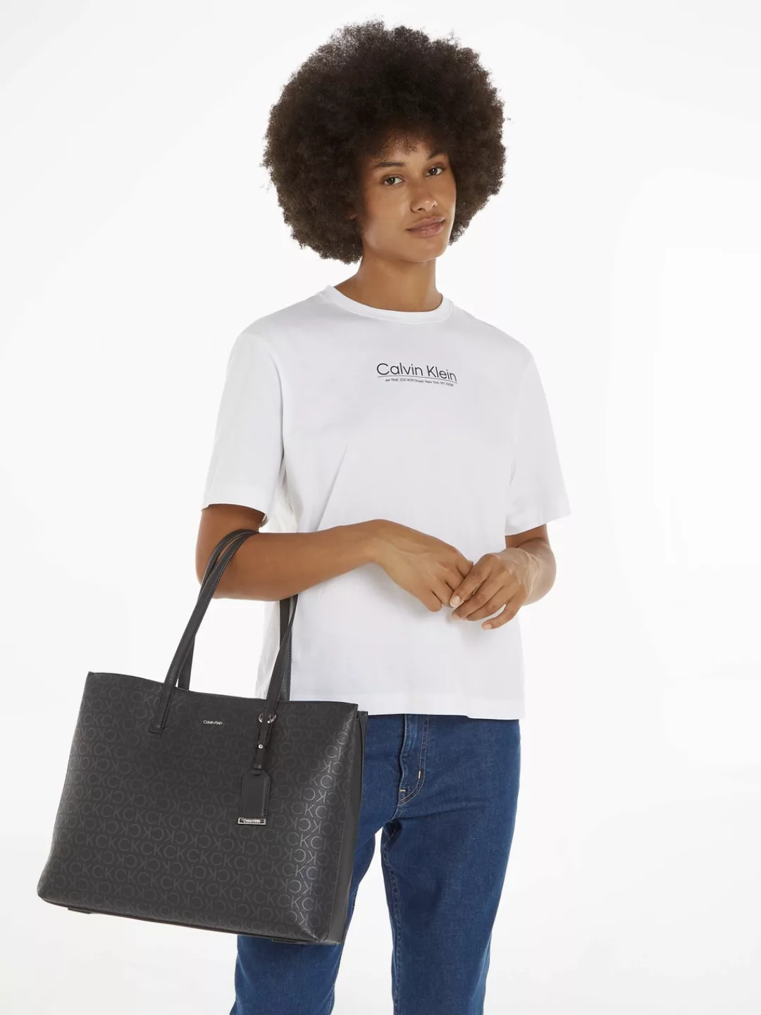 Calvin Klein Shopper "CK MUST SHOPPER MD EPI MONO", mit dekorativem Anhänge günstig online kaufen