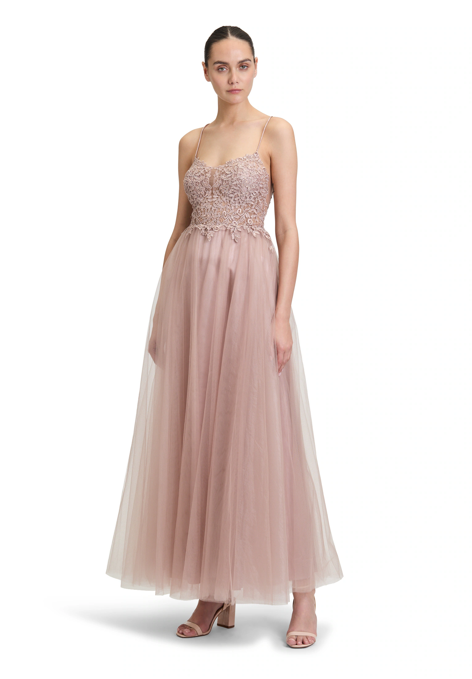 Vera Mont Abendkleid "Vera Mont Damen Abendkleid mit Stickerei", Rückenfrei günstig online kaufen