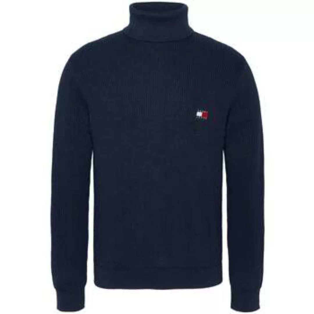 Tommy Jeans  Sweatshirt Slim Roll Neck Jumper Dark Night Navy günstig online kaufen