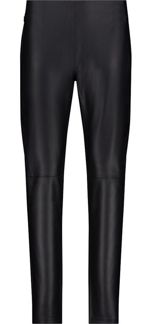 Monari 2-in-1-Hose Leggings in Lederoptik schwarz günstig online kaufen