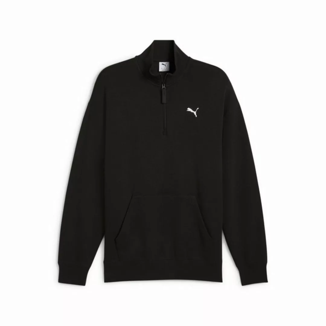 PUMA Sweatshirt WARDROBE ESS Relaxed Rundhalsshirt mit halblangem Reißversc günstig online kaufen