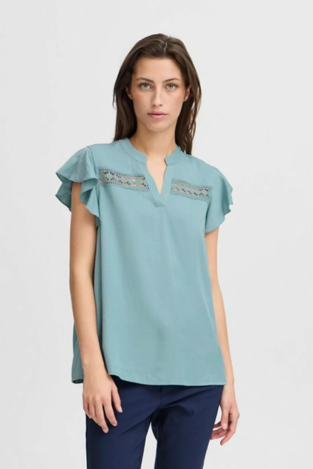 b.young Kurzarmbluse BYITILDA BLOUSE - lässige Bluse günstig online kaufen