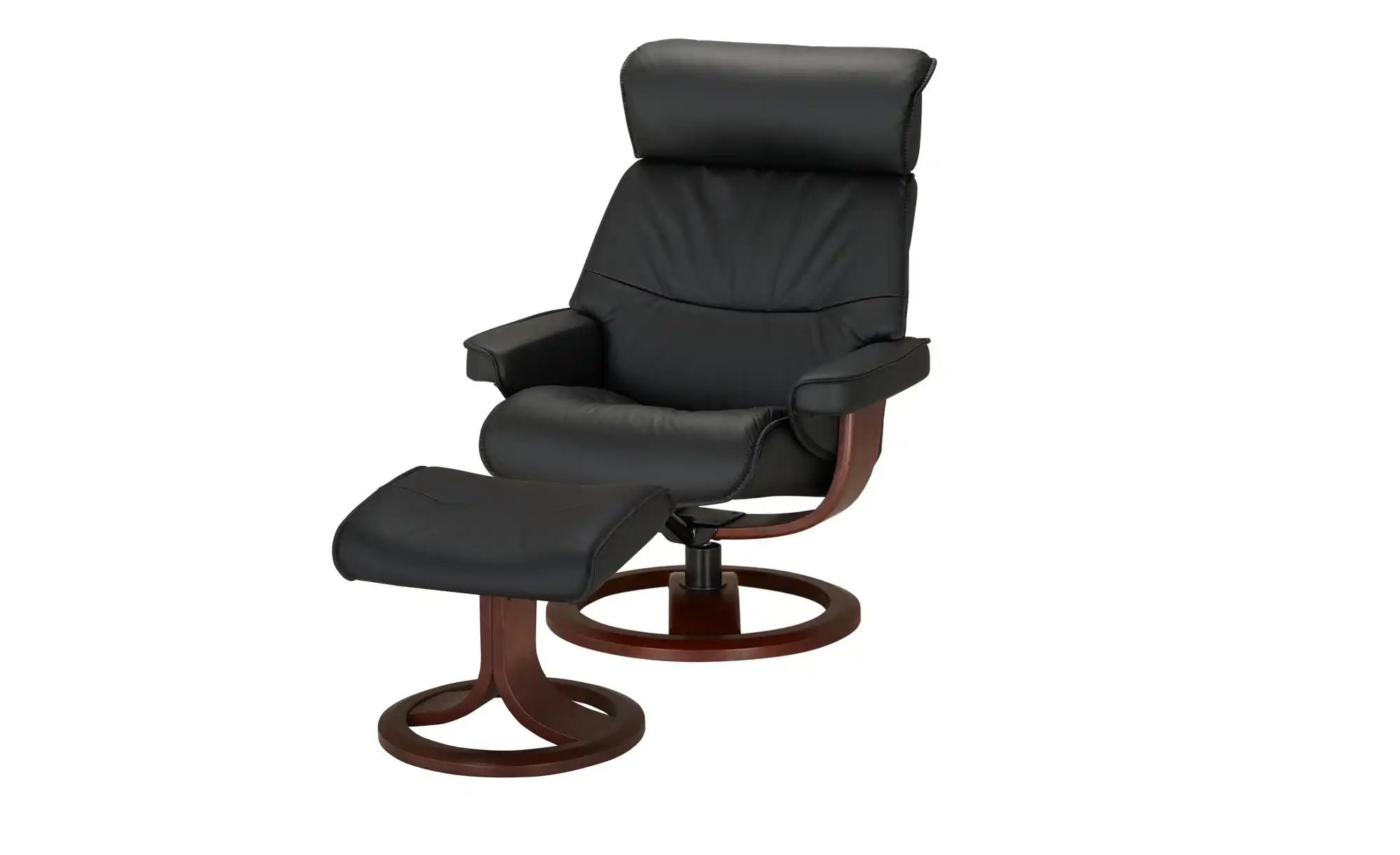 Nordic Life  Sessel-Hocker-Set  INC93 ¦ schwarz Polstermöbel > Sessel > Fer günstig online kaufen