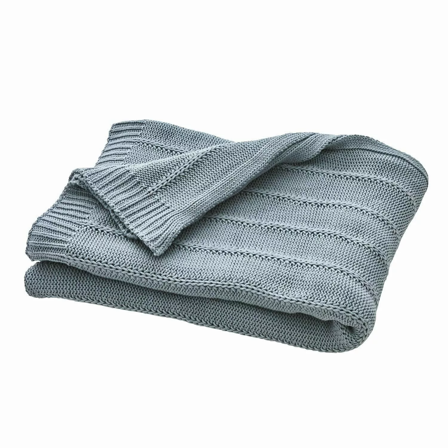 Mirabeau Tagesdecke Plaid Lémeré graublau günstig online kaufen