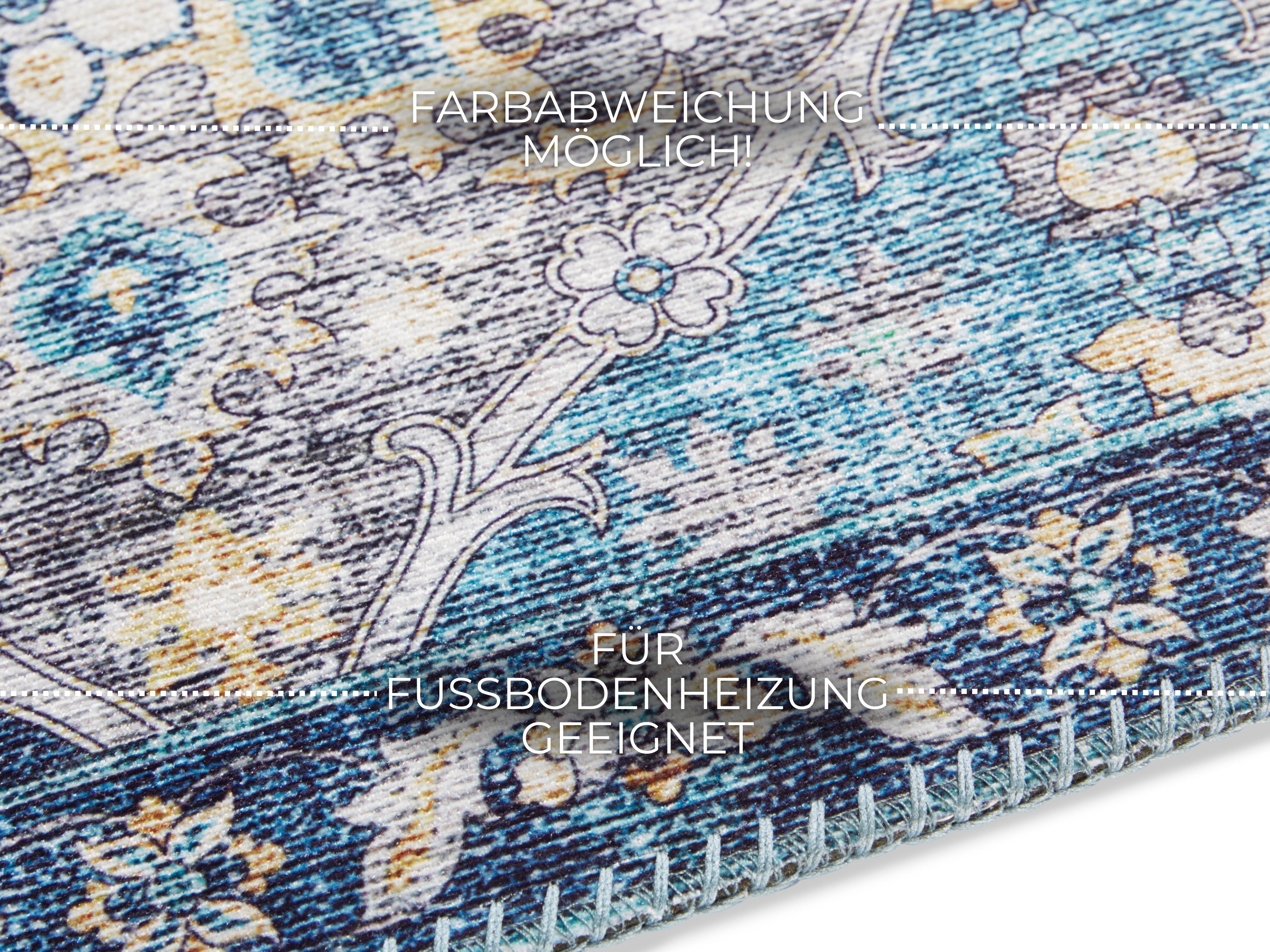 ELLE DECORATION Teppich »Kashmir Ghom«, rechteckig, 5 mm Höhe, Orientalisch günstig online kaufen