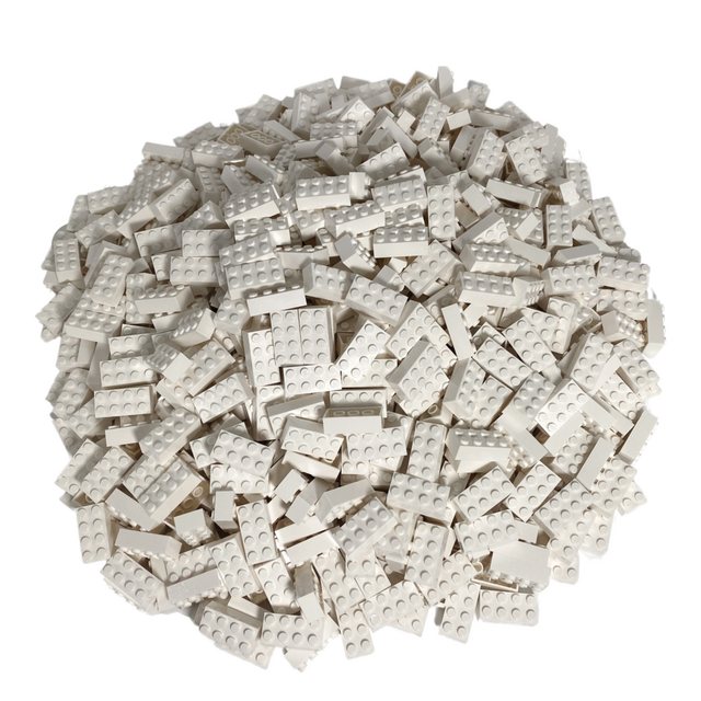 LEGO® Spielbausteine LEGO® 2x4 Steine Hochsteine Weiß - 3001 NEU! Menge 250 günstig online kaufen
