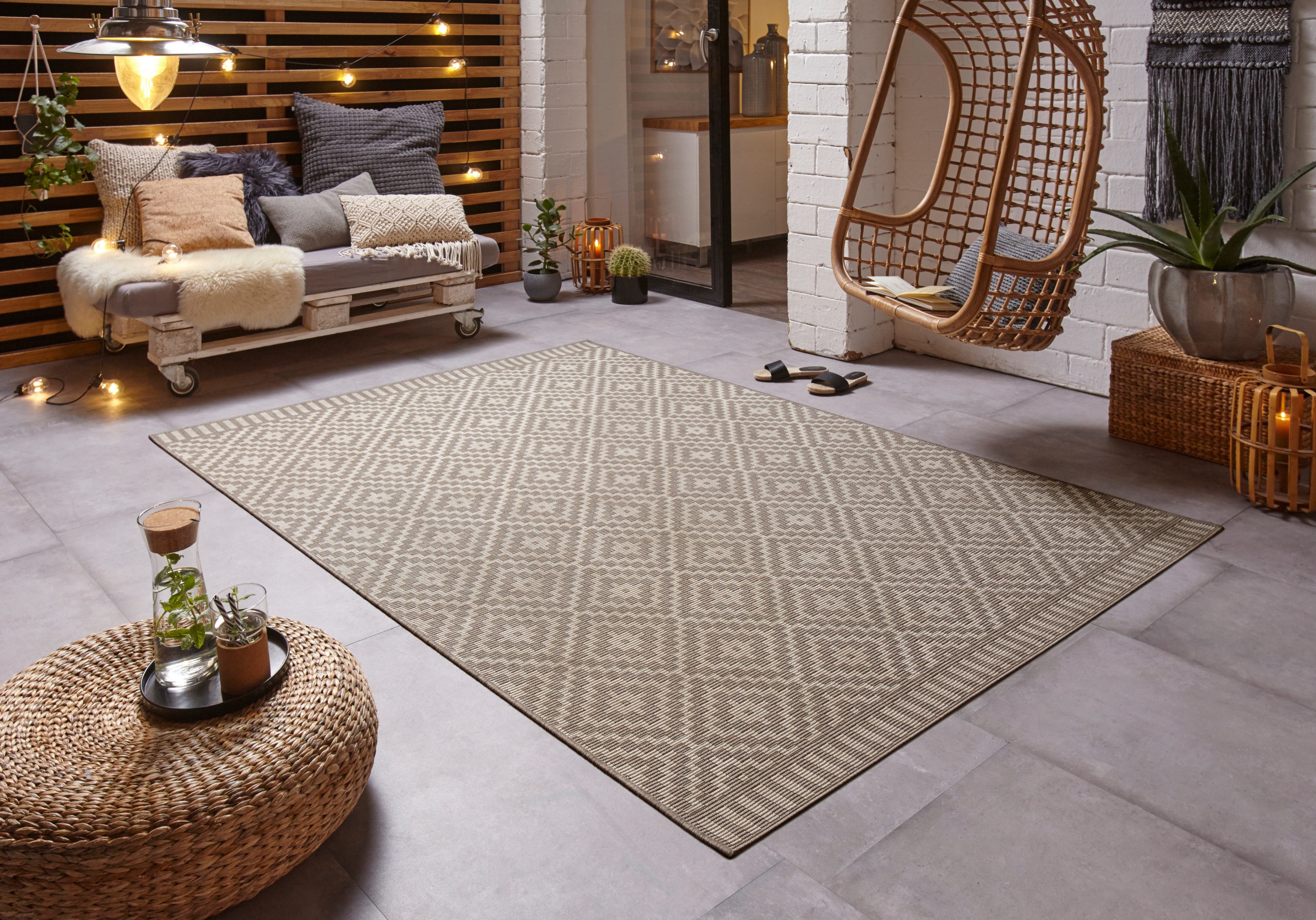 HANSE Home Teppich »Breeze«, rechteckig, 8 mm Höhe, In-& Outdoor, Wetterfes günstig online kaufen