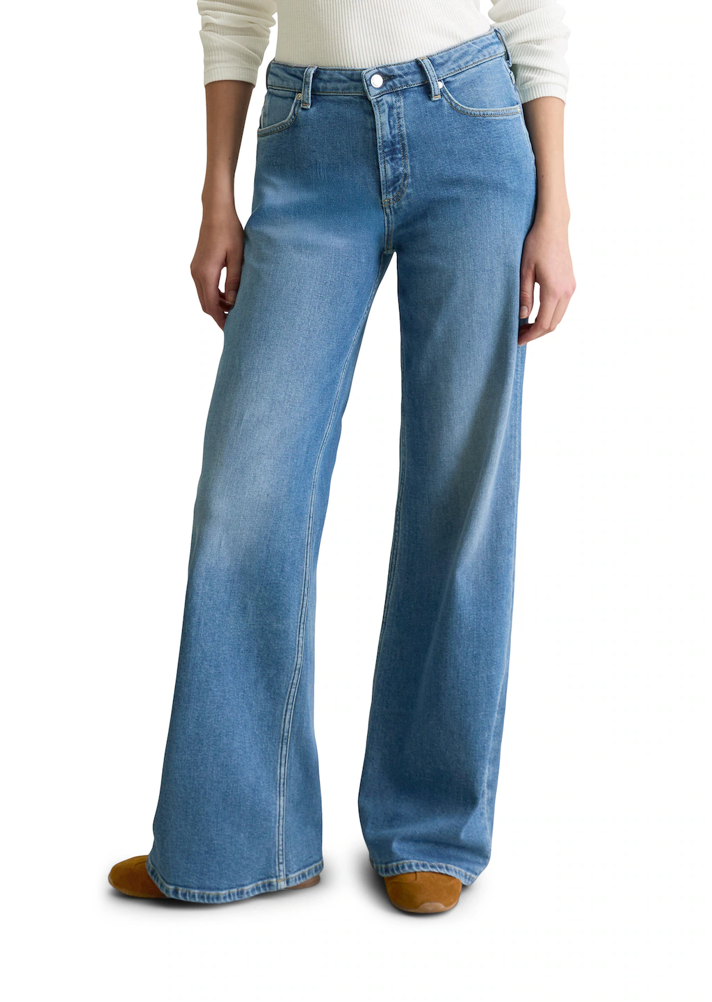 Marc OPolo DENIM Schlagjeans "aus Organic Cotton-Stretch" günstig online kaufen